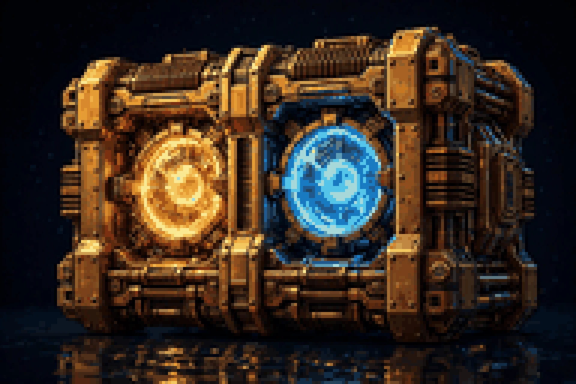 Forged twin-core rig
